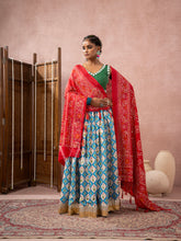 White & Sky Chaniya Choli